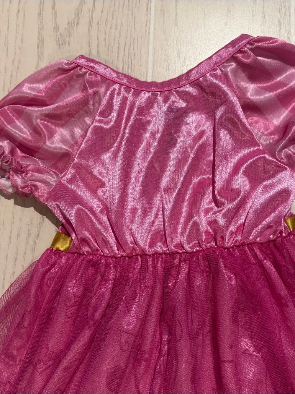 Disney Princess Rapunzel Pink Tulle Nightgown Girls Size 4/5 - Picture 8 of 8